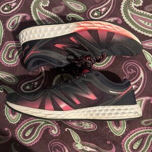 Pink Black Size 12 women’s running shoes. EUC